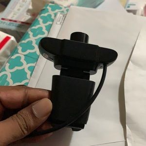 Webcam with microphone 1080p HD streaming USB plug-in.